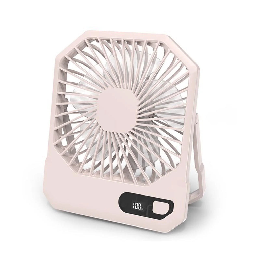 Smart Portable Air Conditioner Hands Free Bladeless Fan Portable Air Cooler Air Cooler Fan for Room, for Outdoor Indoor Office, Travel (Pink)
