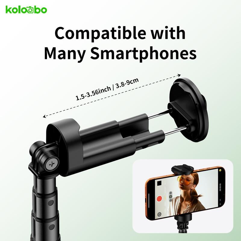 70 Inch Selfie Stick Tripod, 360° Rotation Selfie Stick, Bluetooth-Compatible Remote Control Phone Tripod for Vlog & Travel, Smartphone Camera Accessories