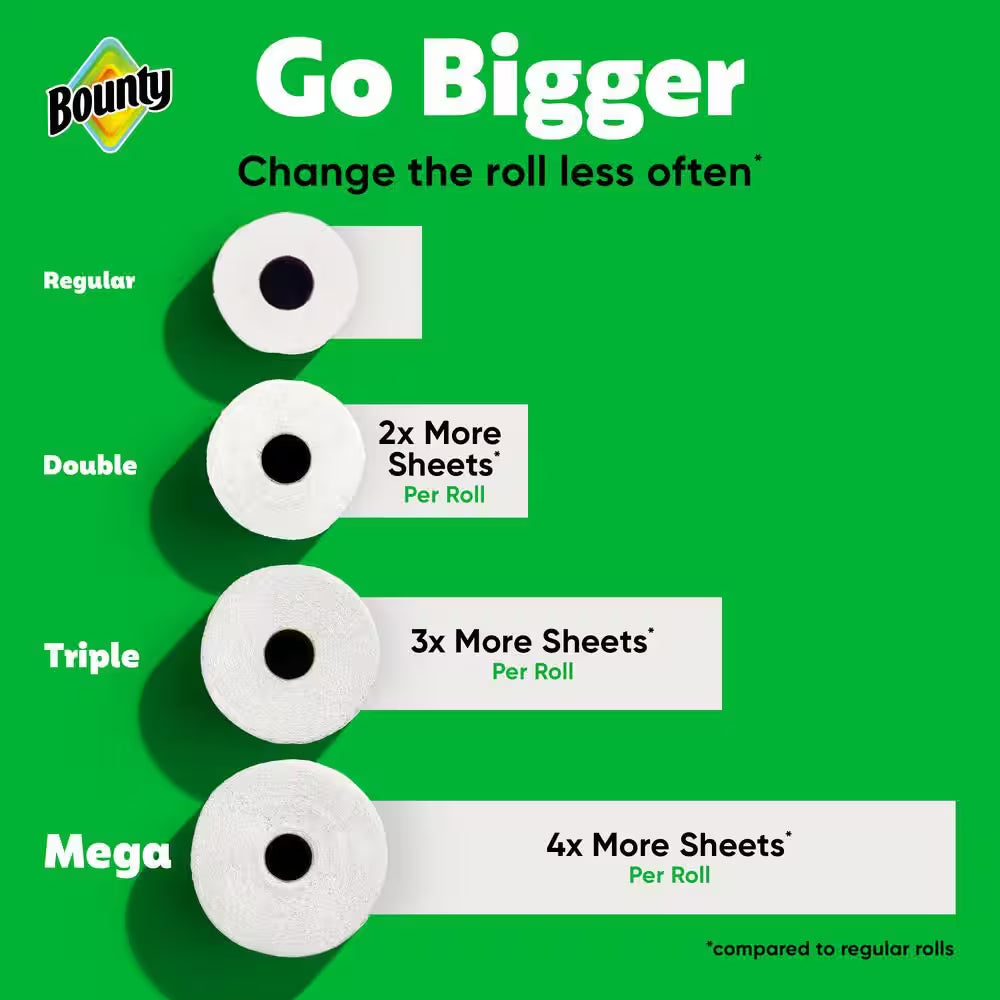 White, Select-A-Size Paper Towel Roll (4 Triple Rolls)