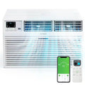 8,000 BTU (DOE) Wi-Fi Through-The-Wall Air Conditioner 350 Sq. Ft. with Remote in White 115-Volt