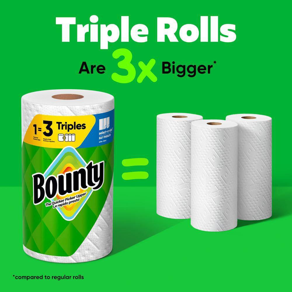 White, Select-A-Size Paper Towel Roll (4 Triple Rolls)