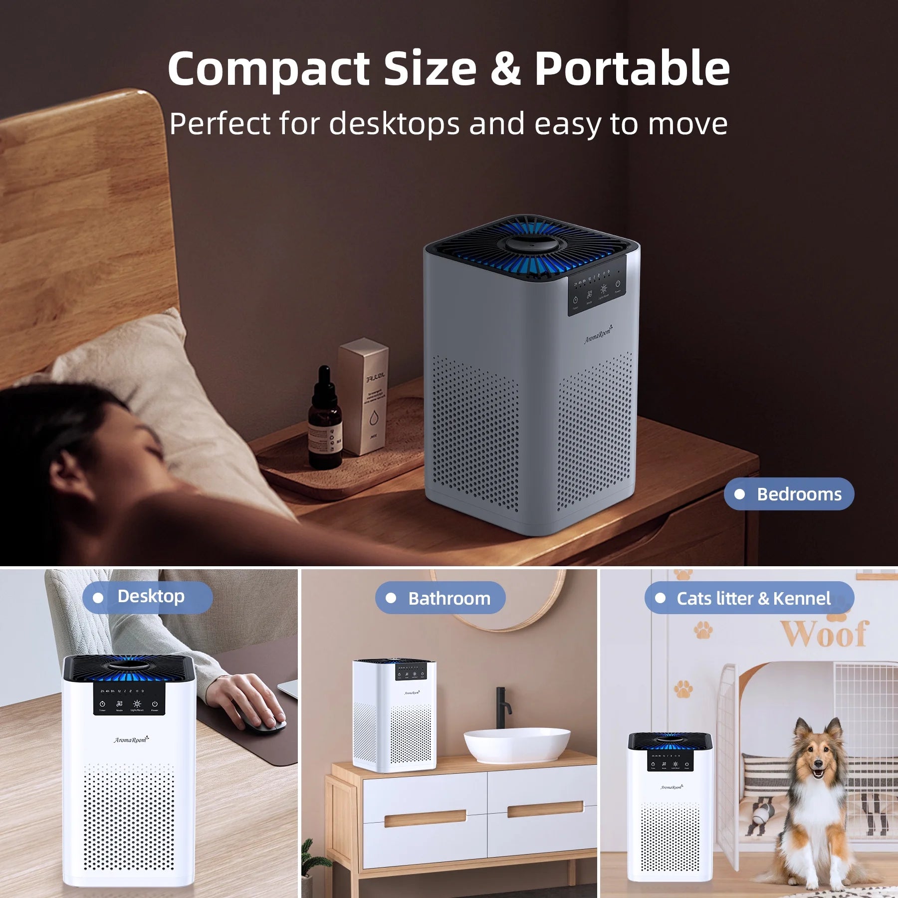 Air Cleaners with Hepa Filter, Air Purifiers for Home Bedroom
