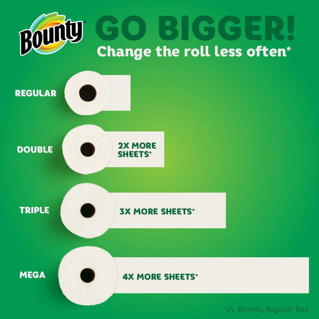 Paper Towels Select-A-Size, 4 Triple Rolls