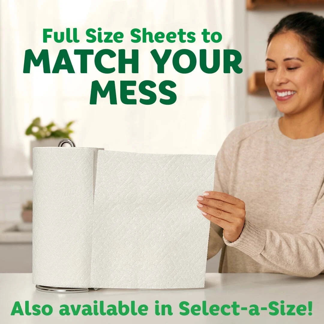 Paper Towels Full Sheet, 6 Mega Rolls