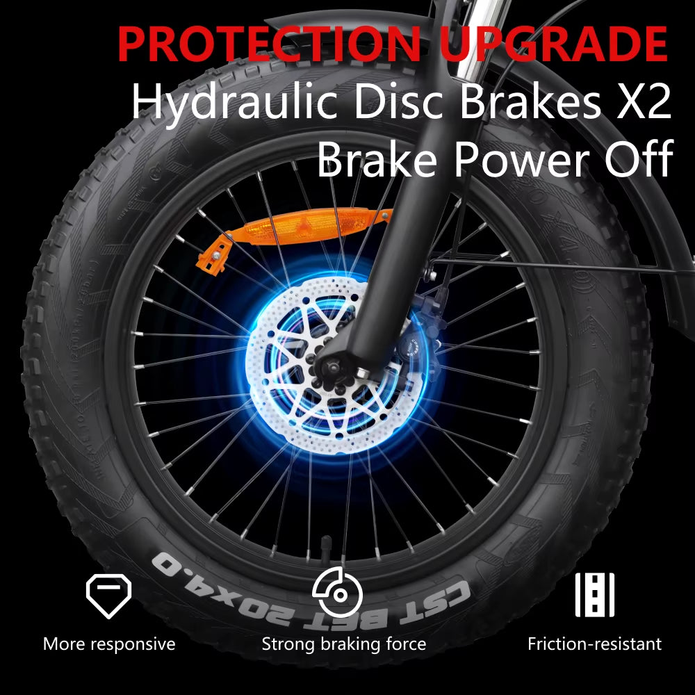 Q3 E Bike 2000W Electric Bike 48V 20AH Adult E Bike 20Inch Tire Off-Road Fatbike City Electric Bicycle Mountain E Bikes
