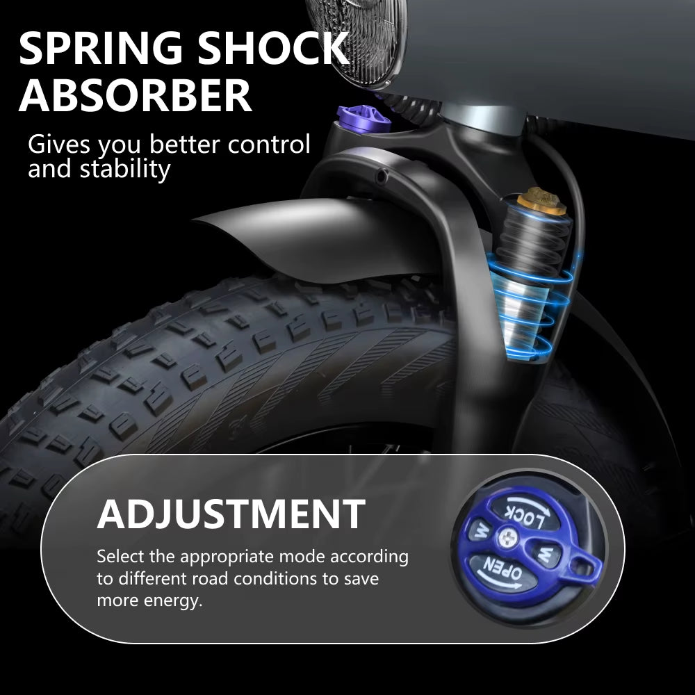 Q3 E Bike 2000W Electric Bike 48V 20AH Adult E Bike 20Inch Tire Off-Road Fatbike City Electric Bicycle Mountain E Bikes