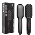 Hair Straightener for Women Hot Comb Anti-Scalding Hair Brush Ceramic Heating Lcd Display Dual Voltage Silent Hair Straightener