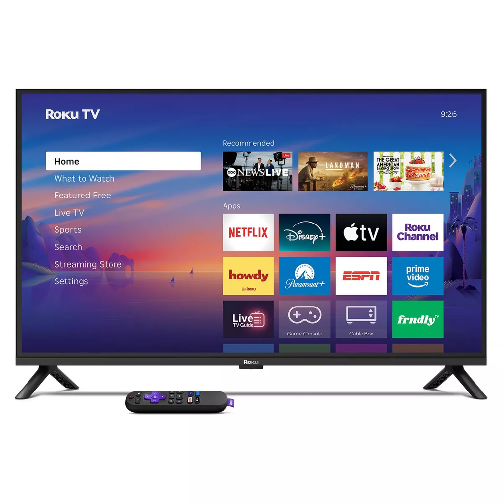 Roku 32" Select Series 720P HD Smart Roku TV with Roku TV Remote