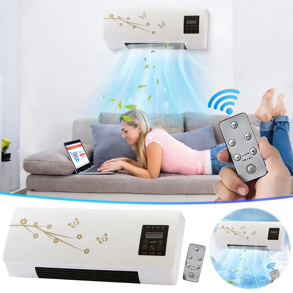 13000 BTU Mini Split Ac/Heating - Wall Mounted Ac Unit | Air Conditioner Portable Ac Heater Combo Unit, 2 In1 Wall Mounted Air Conditioner Heater with Remote Control & Timer