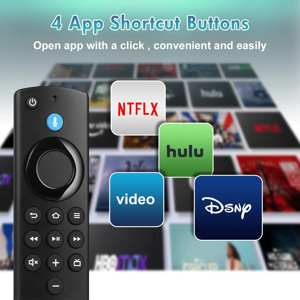 Voice Remote Replacement for All Series, Hisense, TCL TV Cube/Stick, Compatible with Stick 4K Max/4K (1St/2Nd Gen), Stick (2Nd/3Rd Gen)/Stick Lite/Hd, Omni, Insignia/Toshiba/Pioneer Smart TV