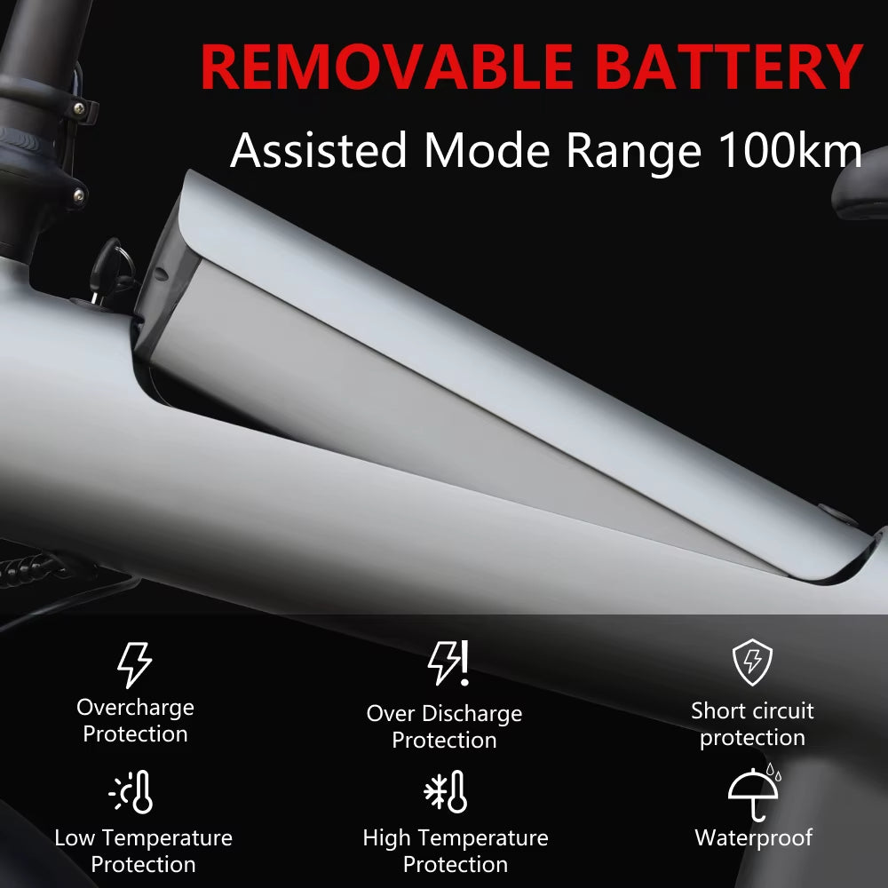 Q3 E Bike 2000W Electric Bike 48V 20AH Adult E Bike 20Inch Tire Off-Road Fatbike City Electric Bicycle Mountain E Bikes