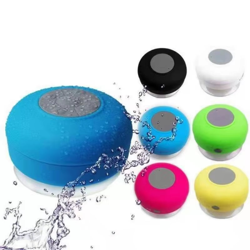 BTS-06 Mini BT Speaker Portable Waterproof Wireless Handsfree Speakers Party Speaker for Showers Bathroom