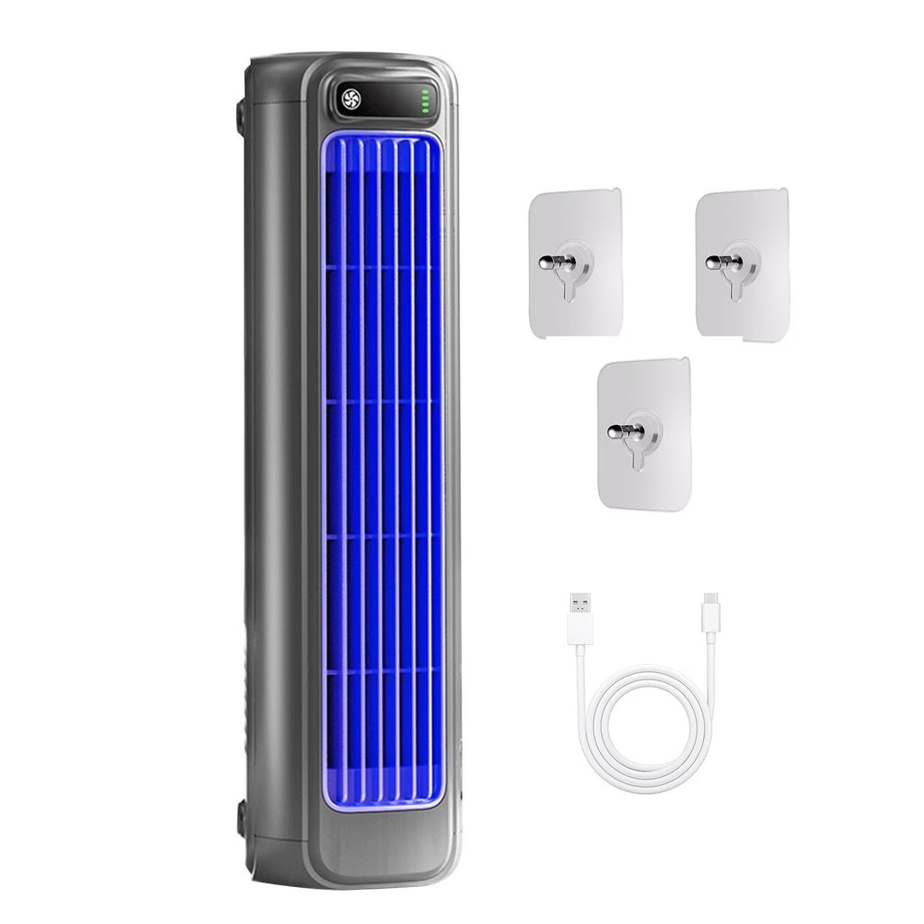 Cooling Portable Air Conditioner Fan, Wall Air Cooler, 2 in 1 Smart Air Conditioner Cooler and Heater Combo Smart Air Conditioner for All Season Use Portable Ac Conditioner for Office Bedroom 2000Ma