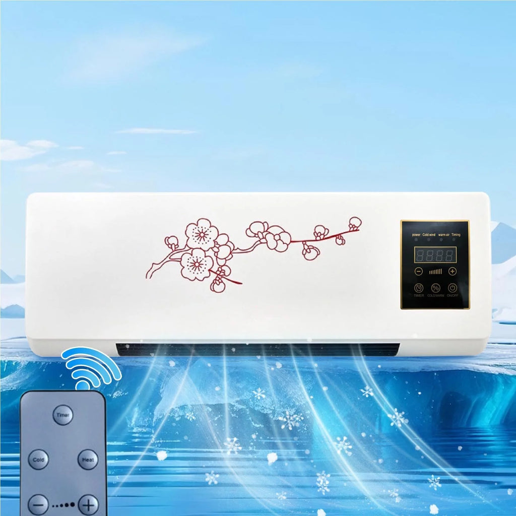 15000 BTU Smart Window Air Conditioner, Fan & Dehumidifier, 450 Sq. Ft., Remote Control, Wall-Mounted Coolings and Heating AC Unit, Operates Quietly, Energy-Saving