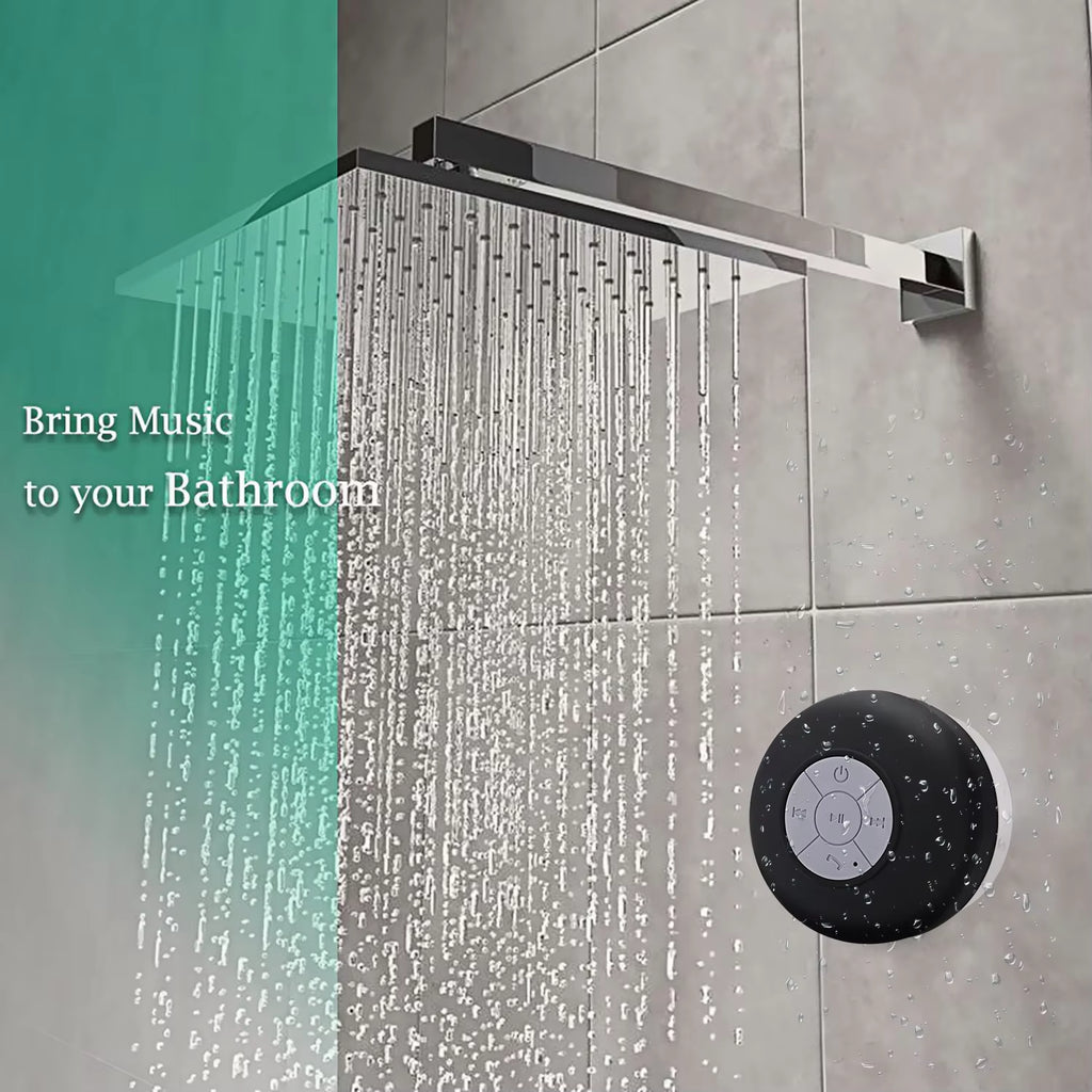 BTS-06 Mini BT Speaker Portable Waterproof Wireless Handsfree Speakers Party Speaker for Showers Bathroom