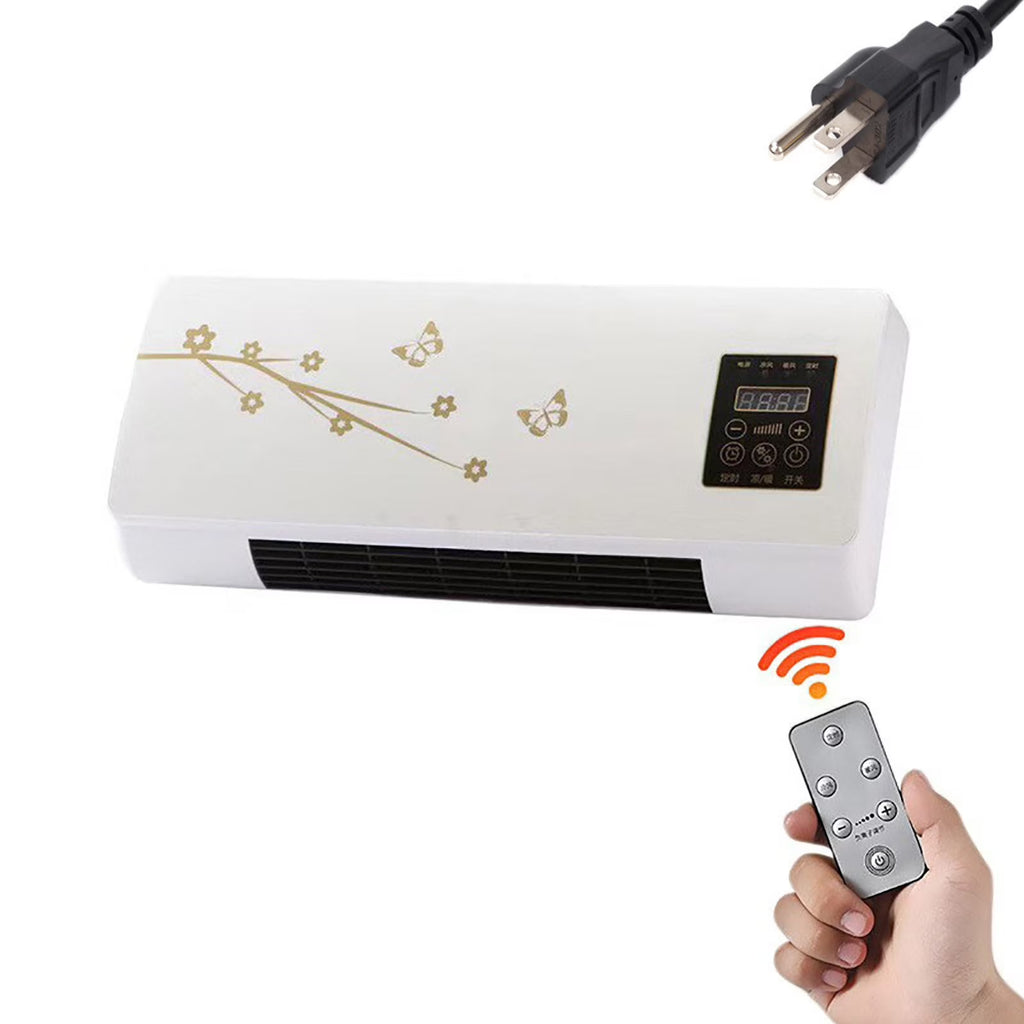 13000 BTU Mini Split Ac/Heating - Wall Mounted Ac Unit | Air Conditioner Portable Ac Heater Combo Unit, 2 In1 Wall Mounted Air Conditioner Heater with Remote Control & Timer