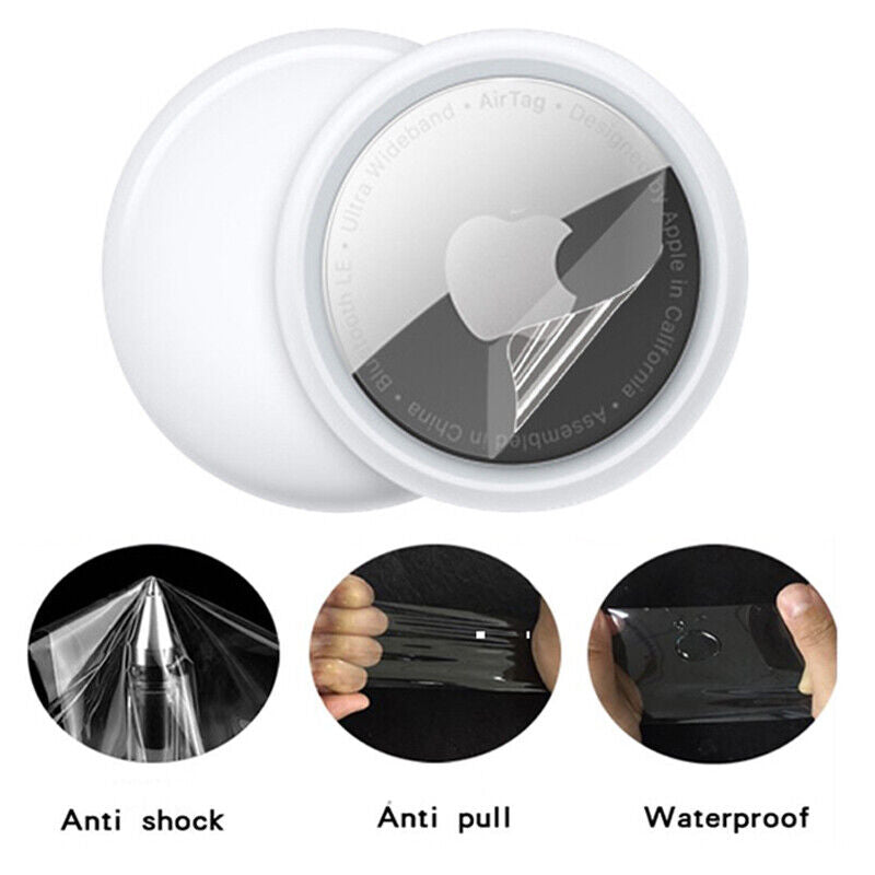 Front Back Screen Protector for Apple Air Tag Soft Hydrogel Protective Film Lot
