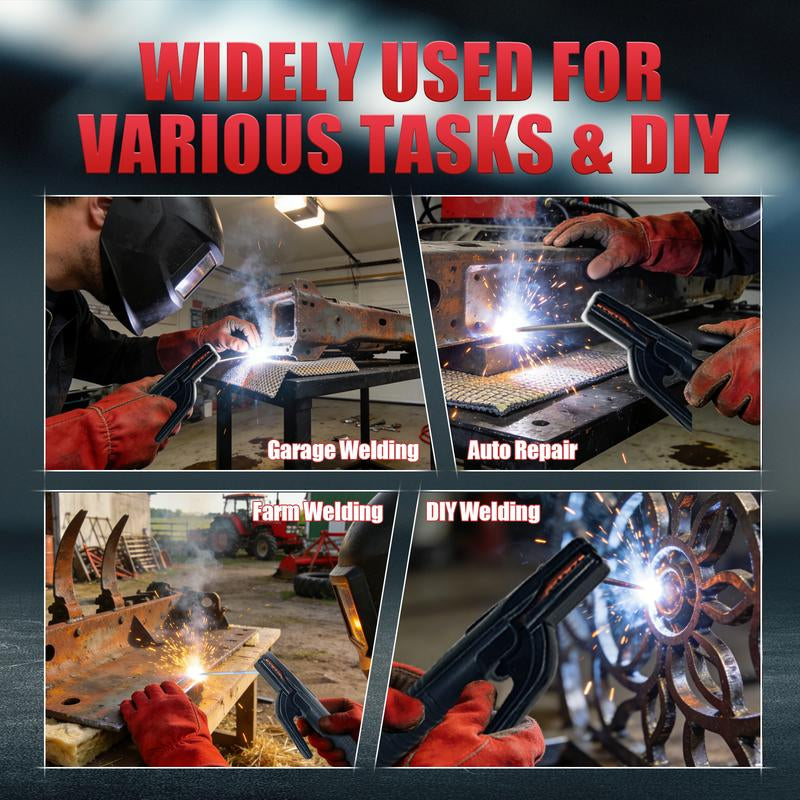 GNIWELDER Stick Welder 110V Portable ARC/TIG Welding Machine with LED Display Synergic Control IGBT Inverter Hot Start Arc Force Anti-Stick for Home Repair & Metal Working,Father'S Day Christmas Gifts Thanksgiving and Birthday Gifts