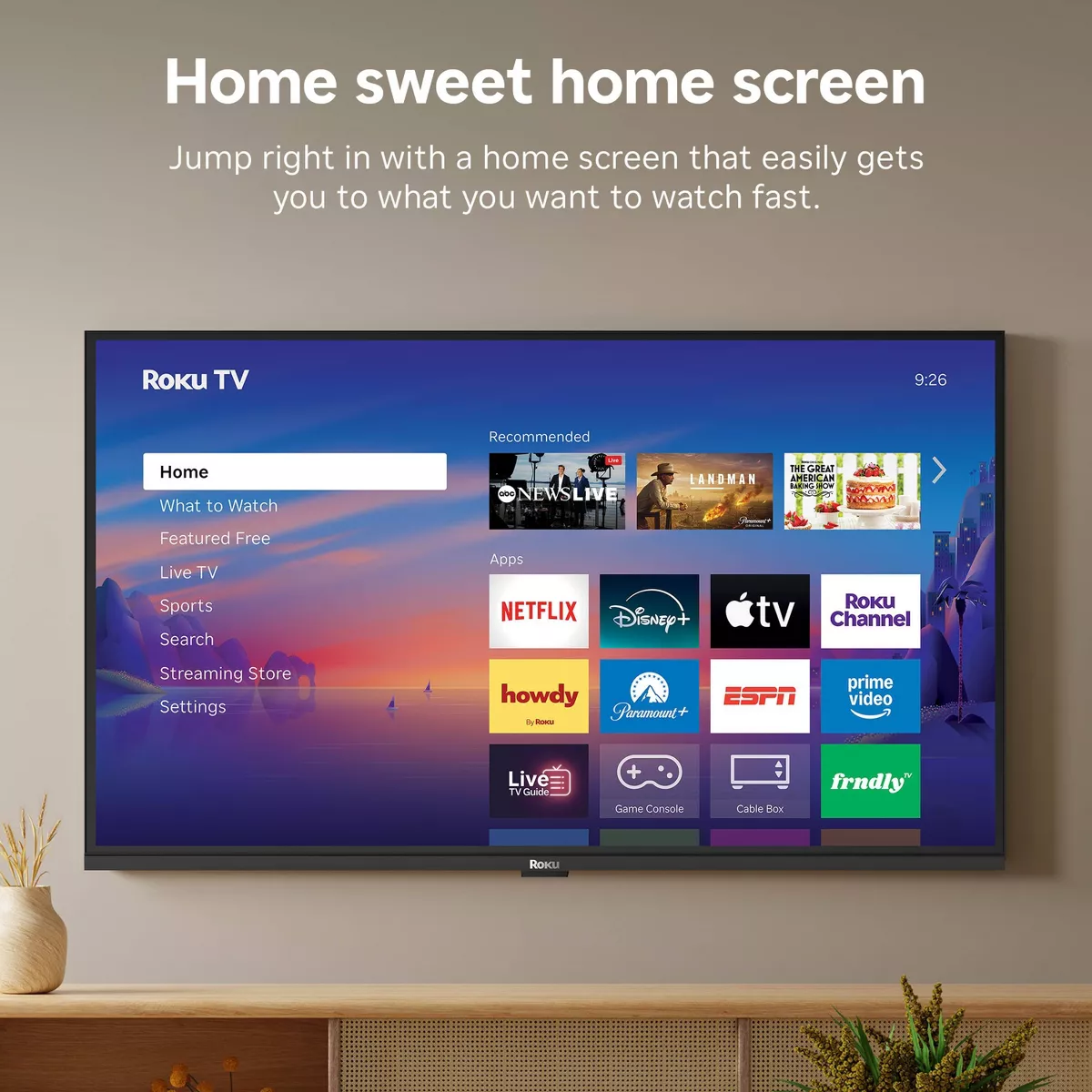 Roku 32" Select Series 720P HD Smart Roku TV with Roku TV Remote